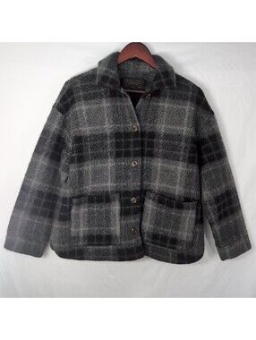 Smith & Rogue Lumberjack Chic Wool Blend Core Jacket Size Small